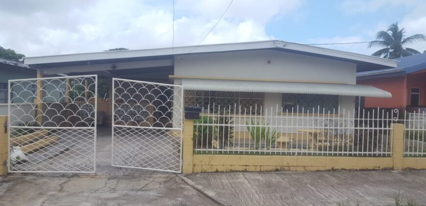 San Cipriano street, Cleaver Road Arima.