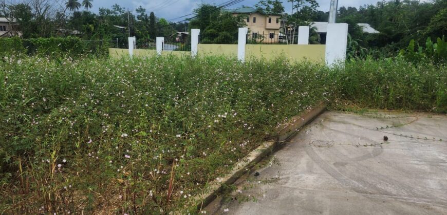 Gated development land, Cumuto $650,000