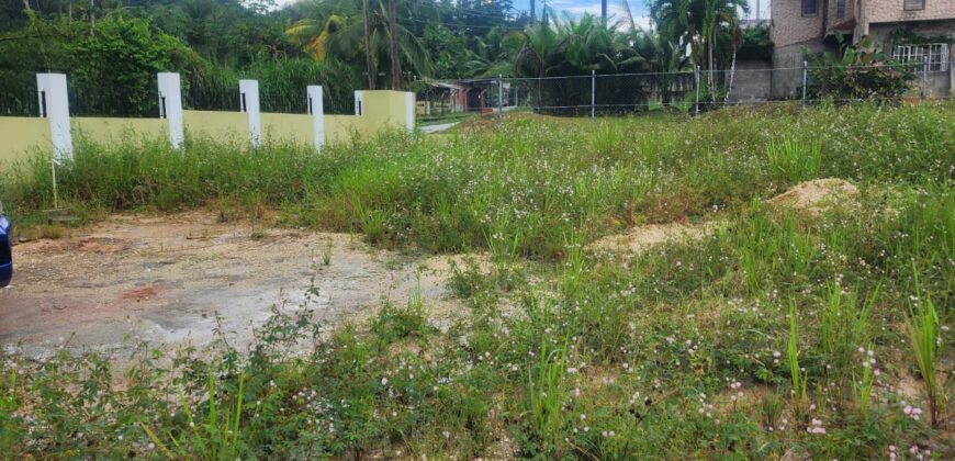 Gated development land, Cumuto $650,000