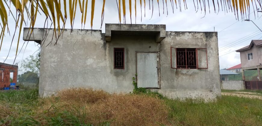 Unfinished 2 bedroom House on 6000sqft Land Freeport $600,000