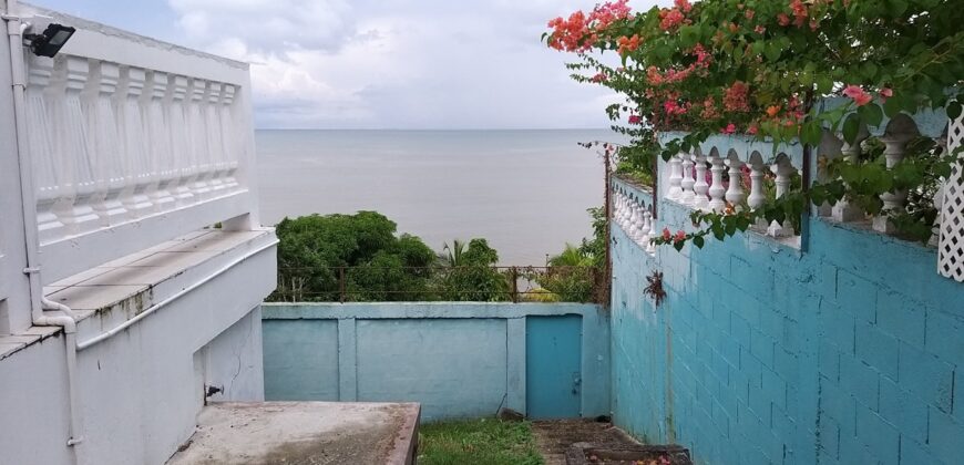 SEAFRONT 6 BED TWO STOREY HOUSE, SOUTH OROPOUCHE $5,500,000